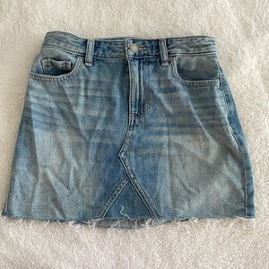 High rise hollister Jean skirt